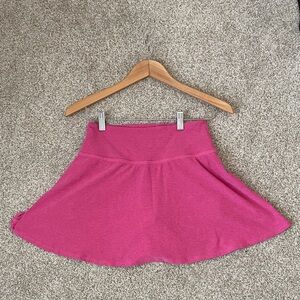 Beyond Yoga Women's Space Dye Pink Mini Athletic Skort
